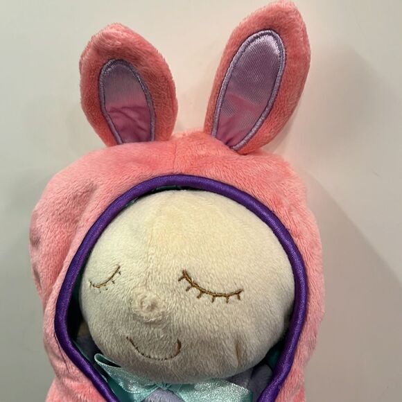 Vintage Manhattan Toys Hunny Bunny Snuggle Pod Infant 10" Stuffed Animal Plush - Picture 2 of 6